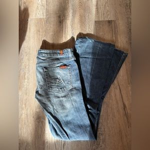 7FAM flared jeans
